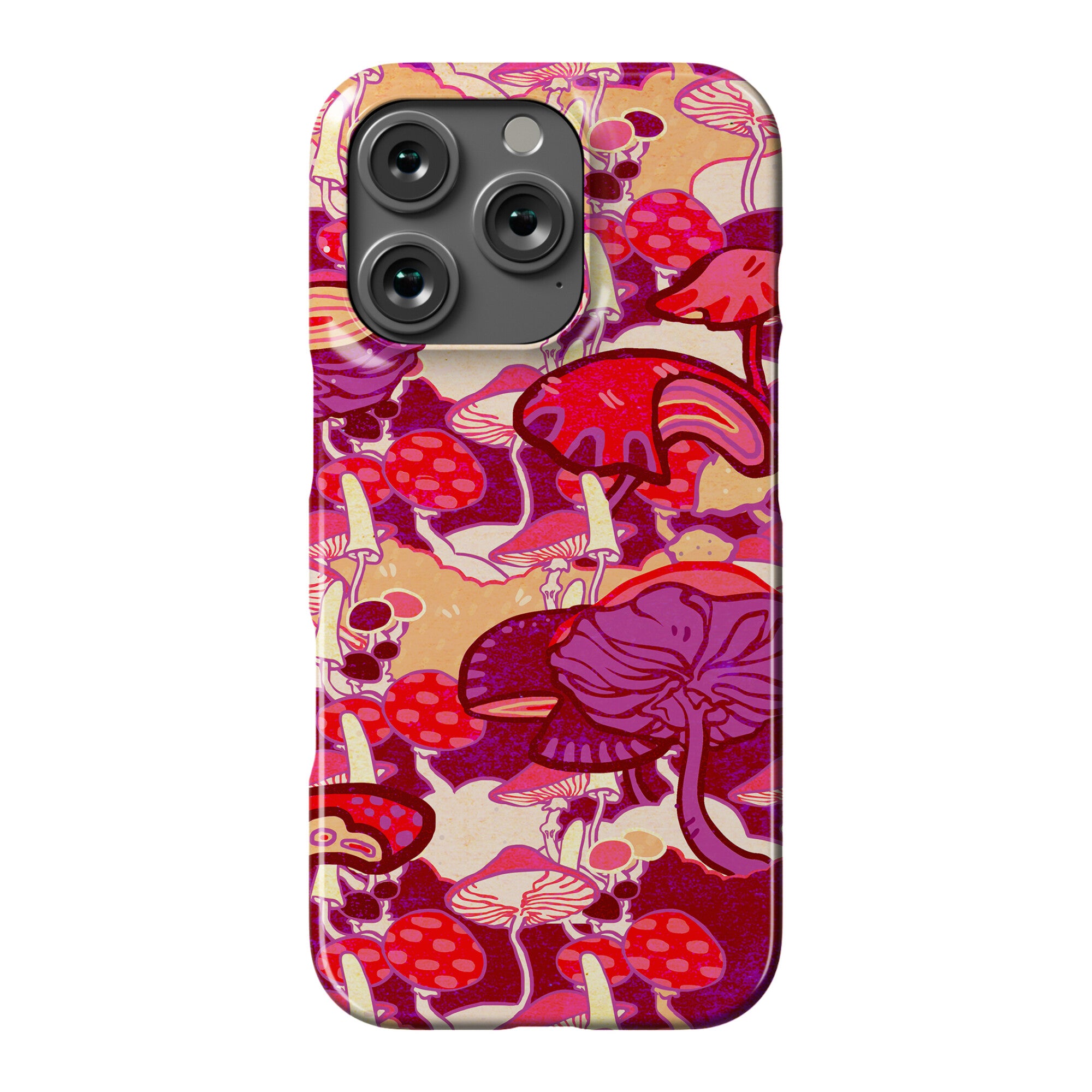 Mushroom Pattern Phone Case